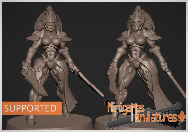 Minigames Miniatures - Space Elf Boneshee Anime Figurine - August 2023