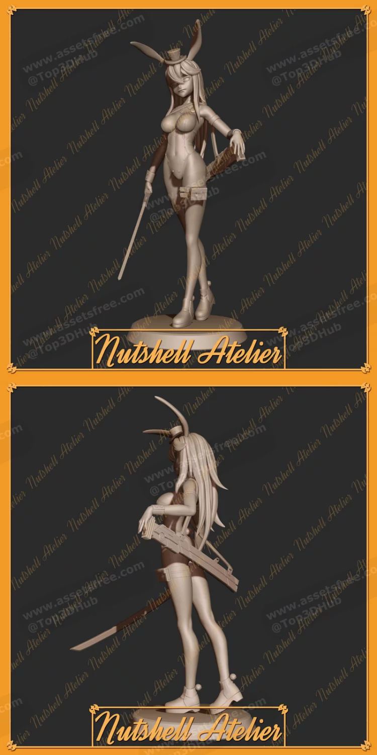 Nutshell Atelier - Battle bunny girl