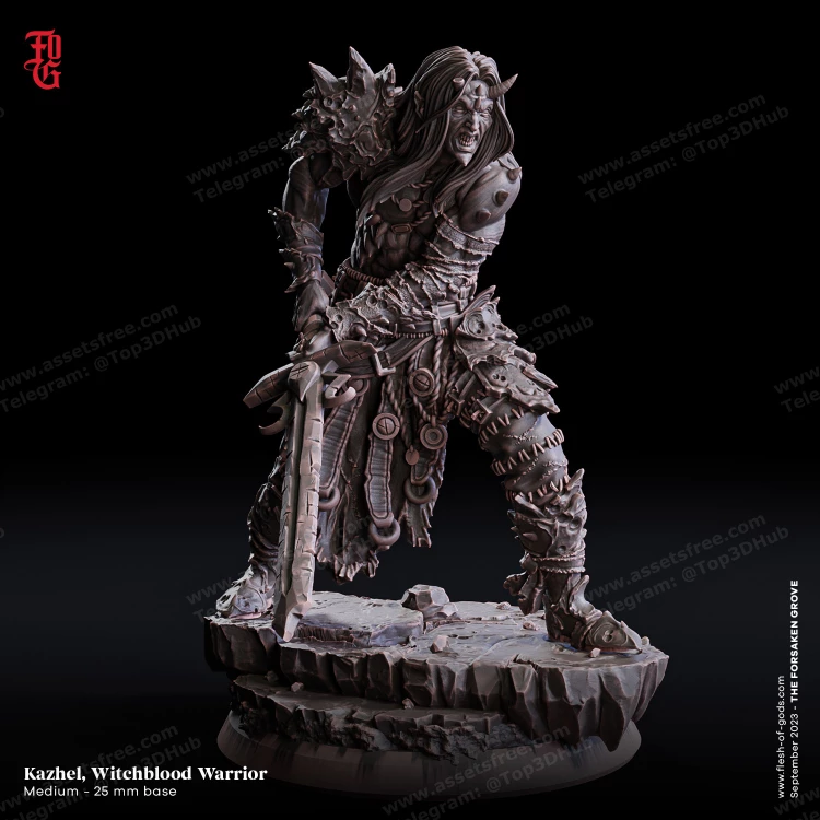 Kazhel, Witchblood Warrior