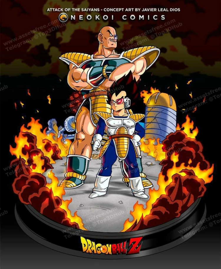 Vegeta and Nappa - Attack of the Saiyans