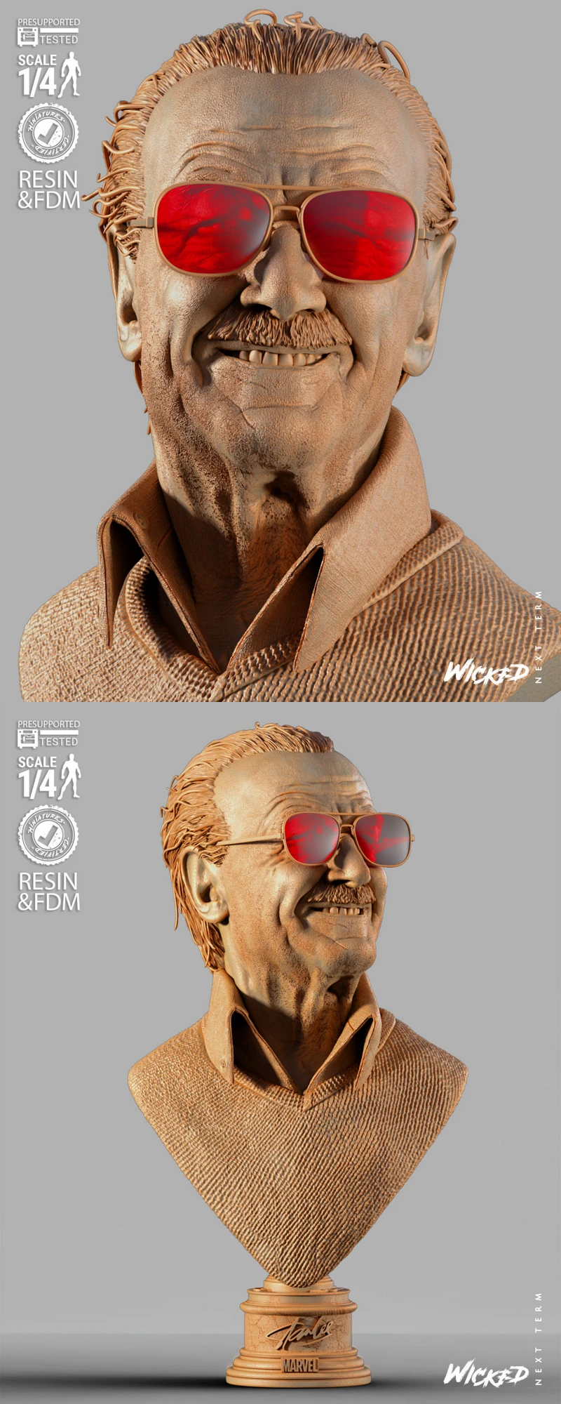 Stan Lee Portrait Bust