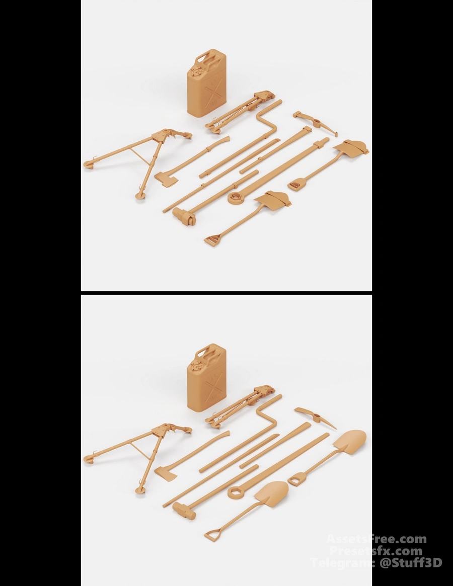 US tank Tools and equipment set