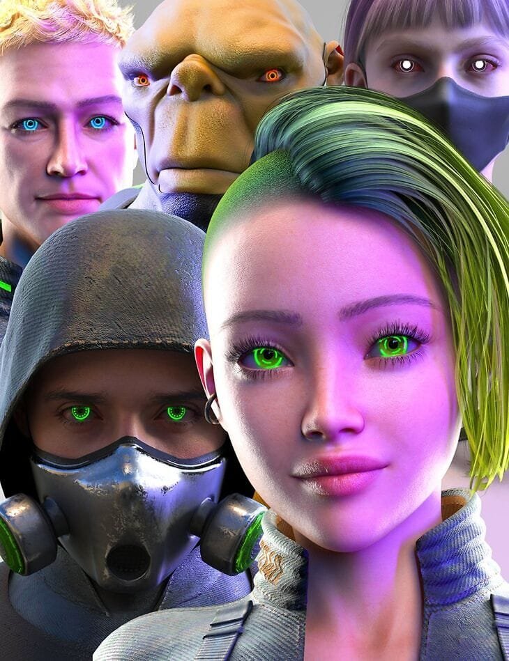 M3D Cyber Eyes for Genesis 9