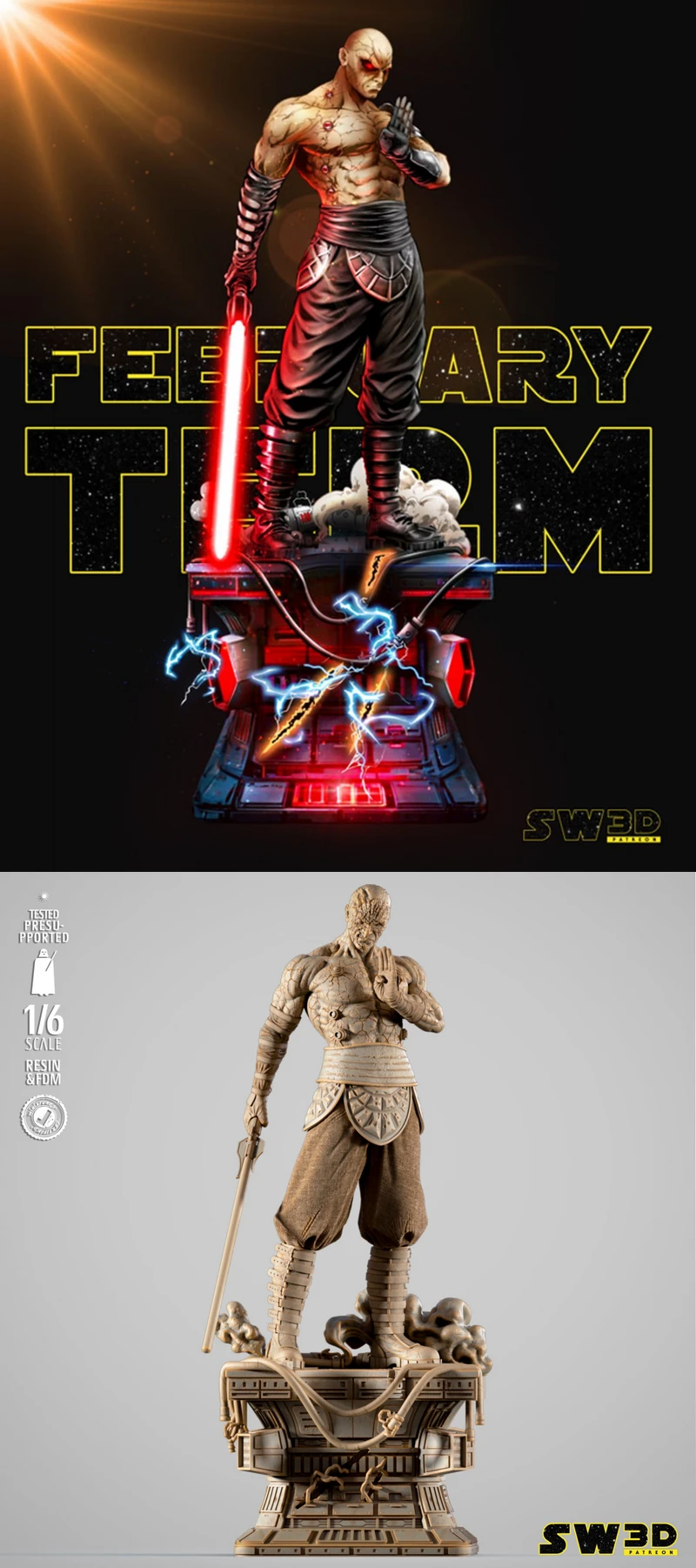 Darth Sion Sculpture