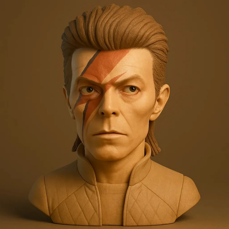 David Bowie bust