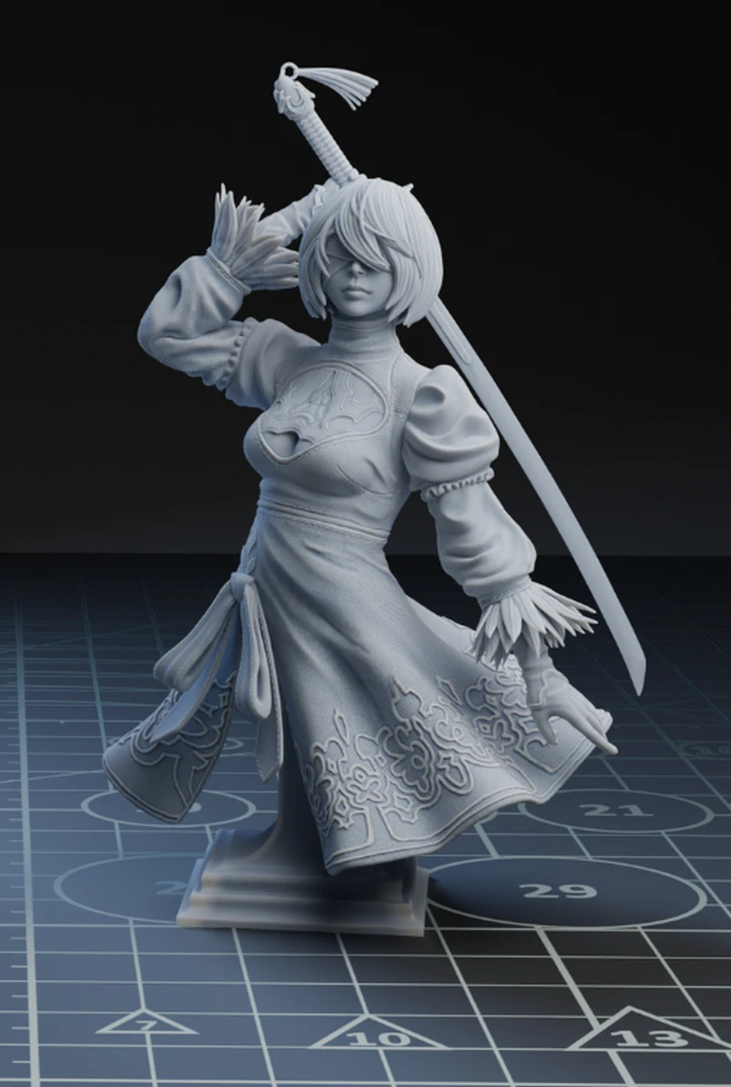 2b – Nier Automata bust