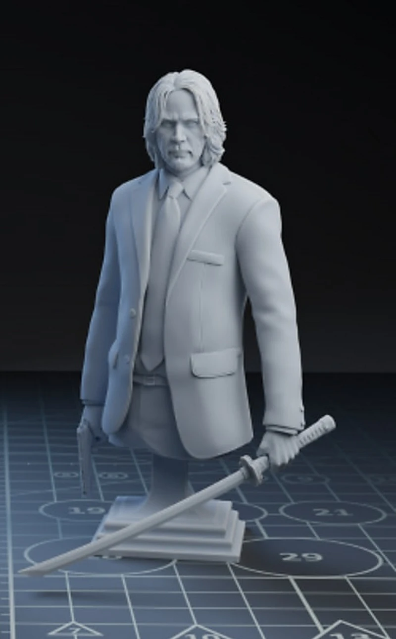 John Wick Bust