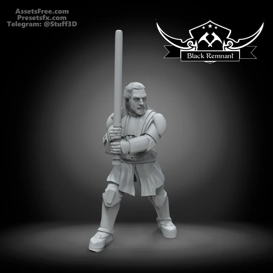 Qui-Gon Jinn – what if… version, clone wars – BR394