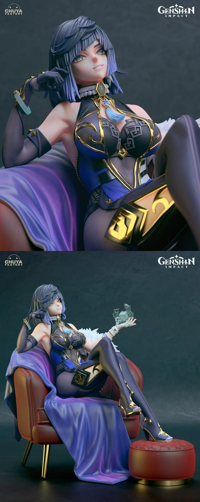 Yelan Genshin Impact Fanart Figure STL