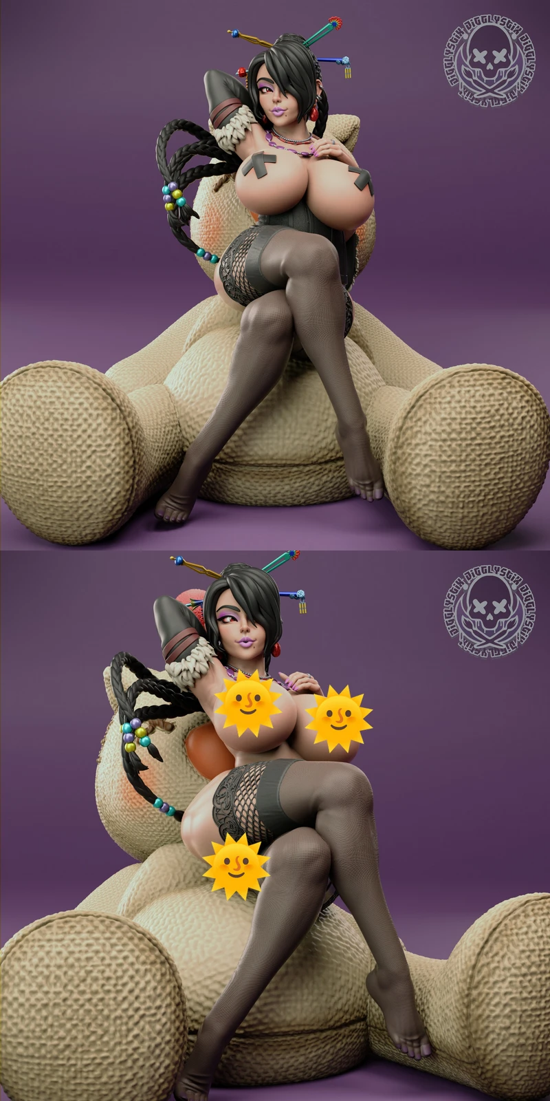 Lulu League of Legends Fanart Figure STL