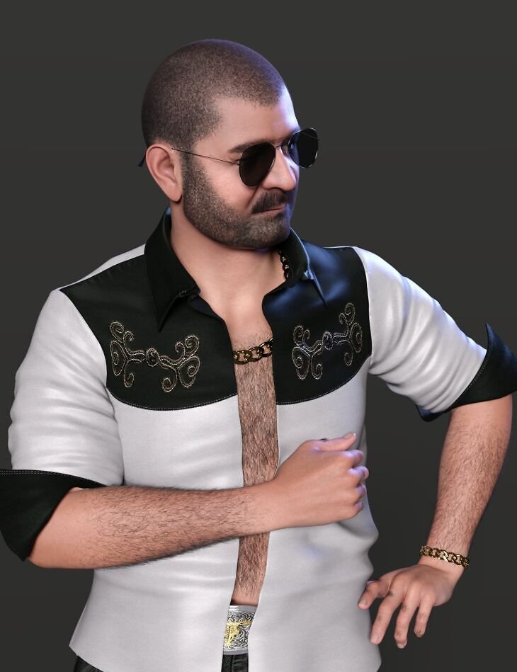 dForce Hairy Man for Genesis 9