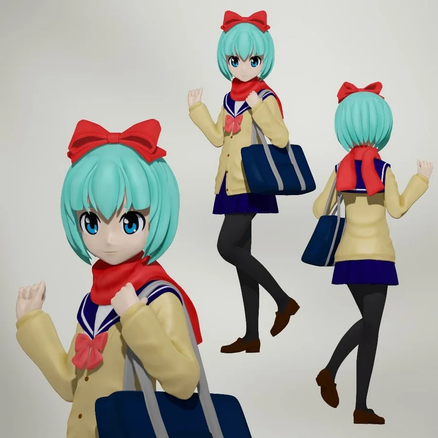 Sailor suit Delmo-chan