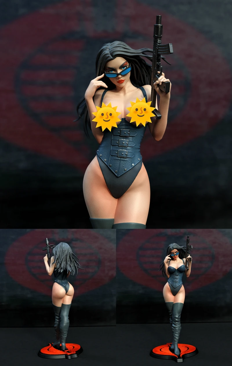 Baroness Gi Joe STL File for 3D Printing – Miniature Figure