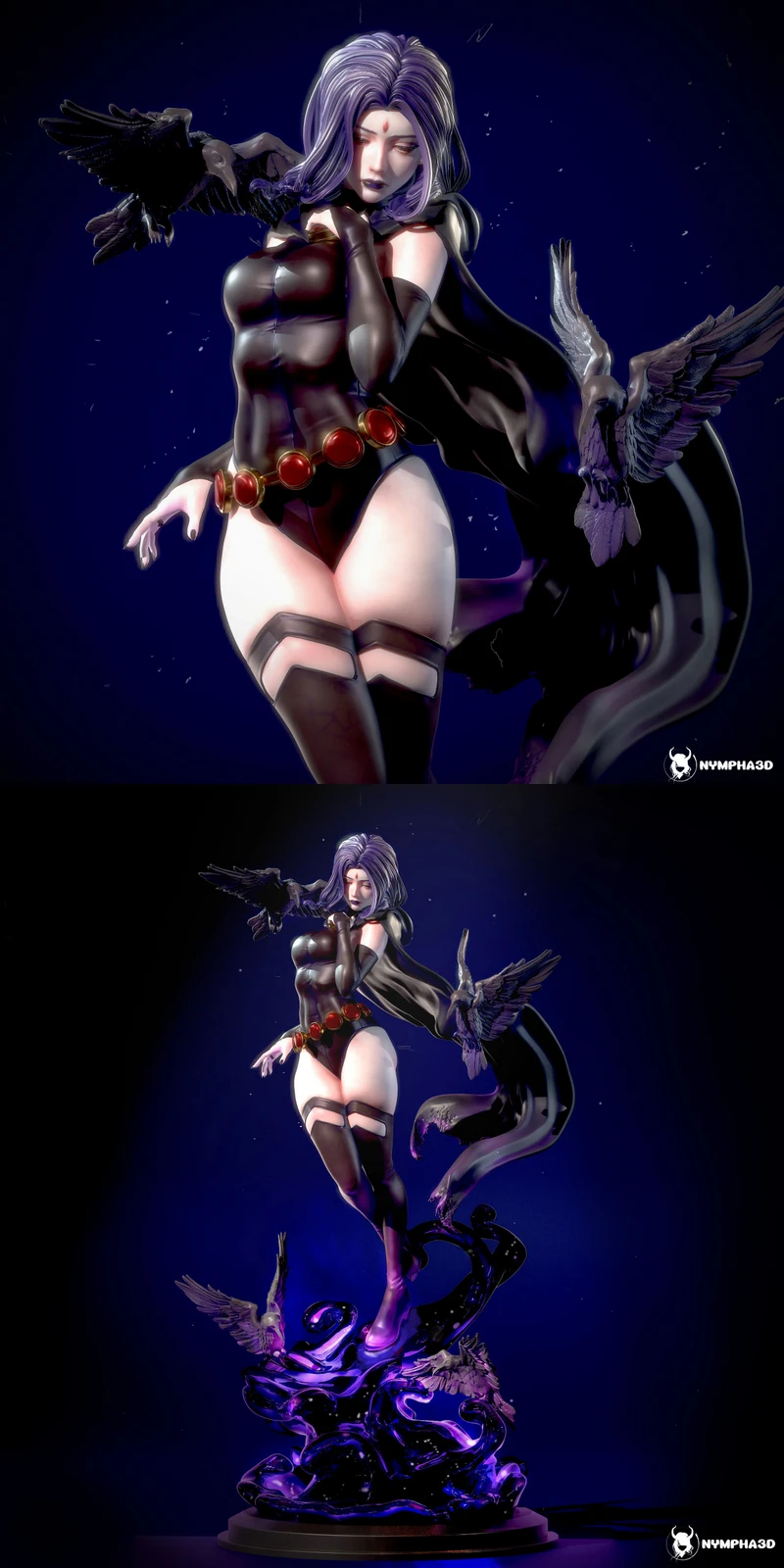 Raven DC Comics 3D Printable STL File