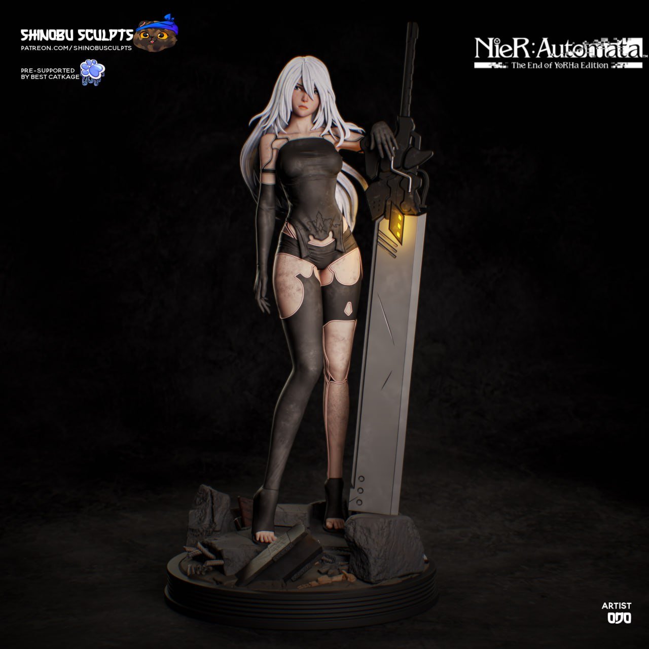 Shinobu Sculpts – Nier – A2