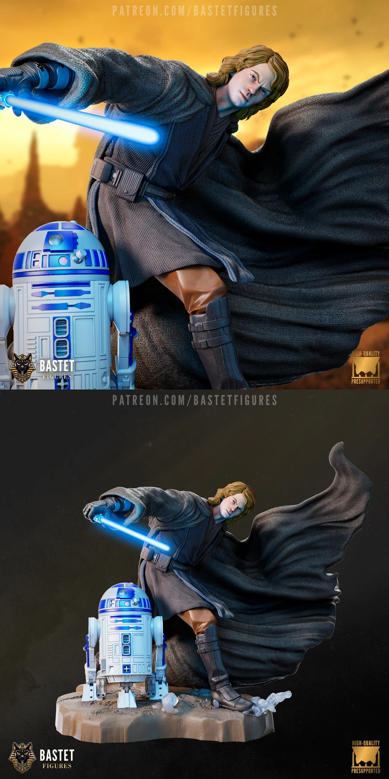 Anakin Skywalker STL 3D Printable Figure