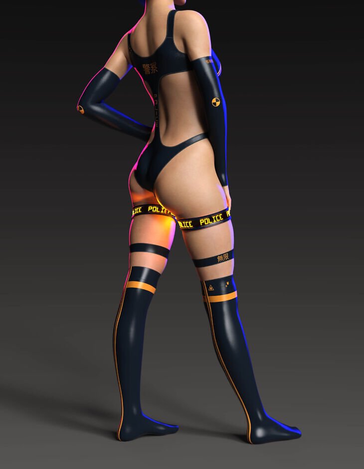 V8 Cyber Japan Outfit for G8F and G8.1F