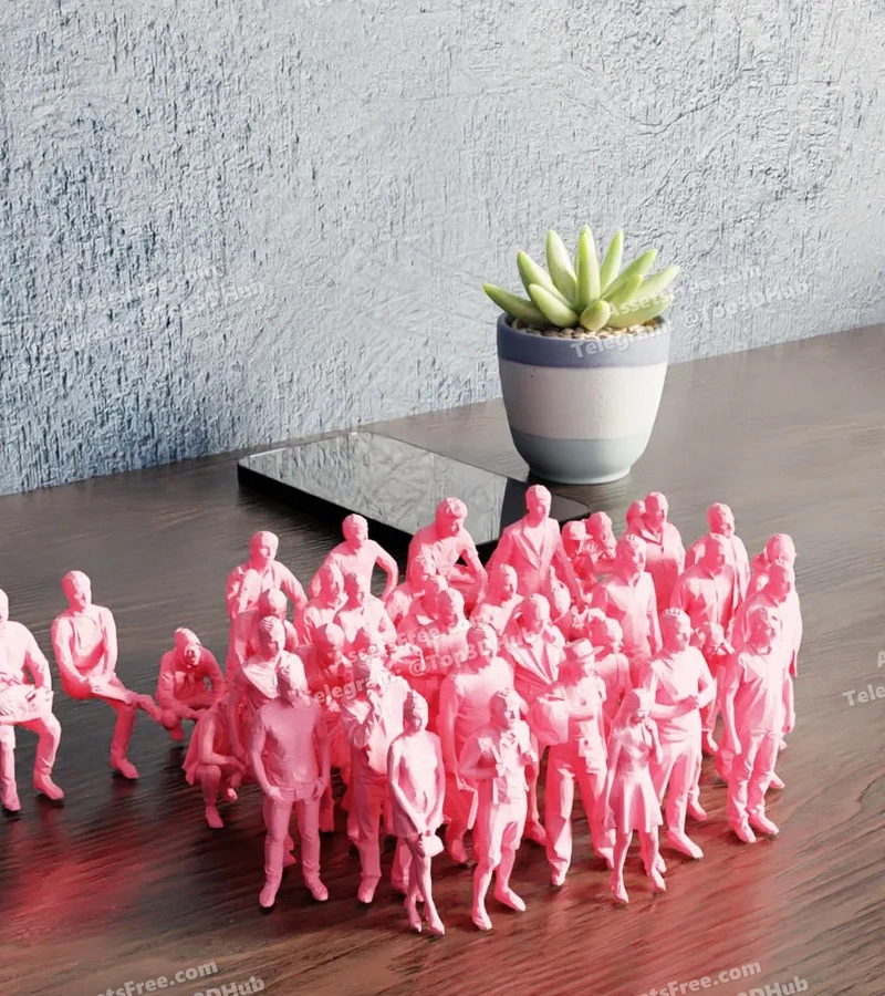 Super collection of miniature people 194 figures