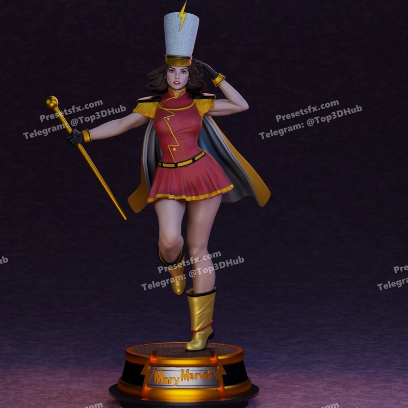 Dc bombshell Mary Shazam