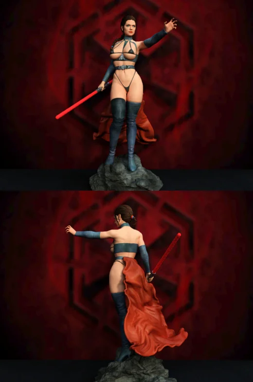 Dark Reyna STL Figure for 3D Printing