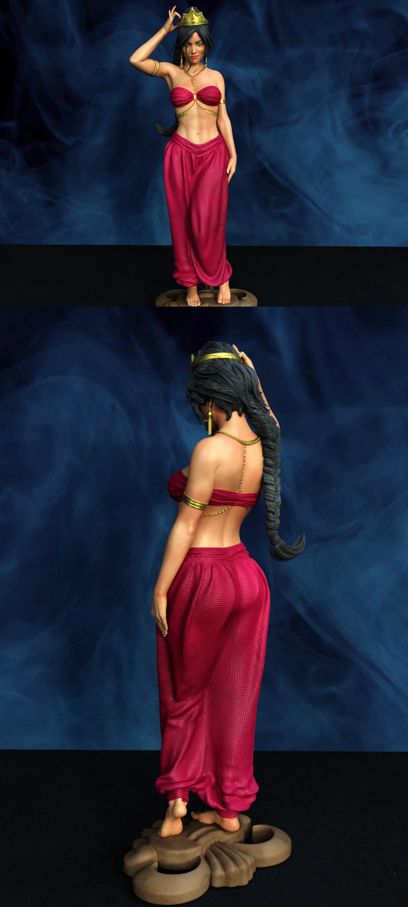 Jasmine Fairy 3D Printable STL for Resin Printer