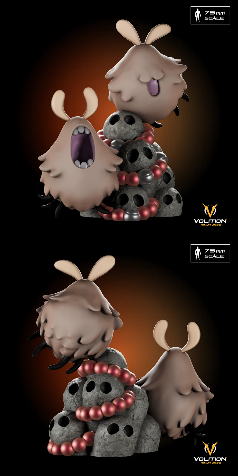 Hollow Knight Silksong Flea Miniature STL File