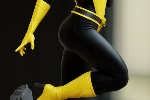 Kitty Pryde STL File for 3D Printing Miniature