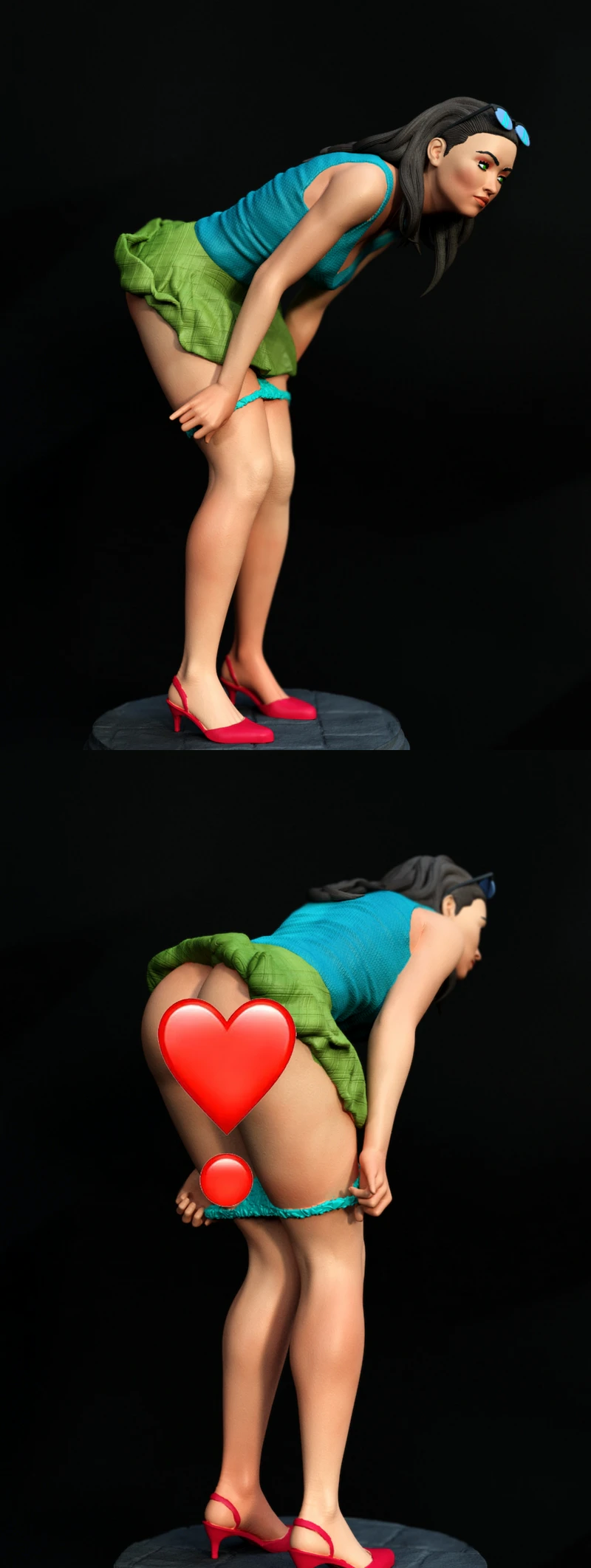 Megan Fox 3D Printable STL Model for Resin Printer