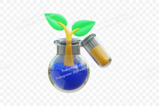 Botanical Experiment Flask
