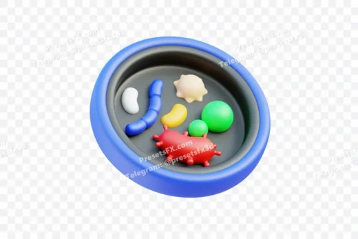 Petri Dish with Microbes