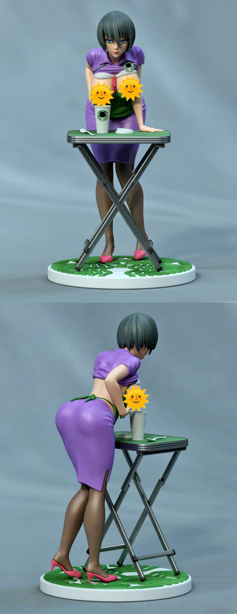 Anime Barista Starbucks 3D Printable STL Model