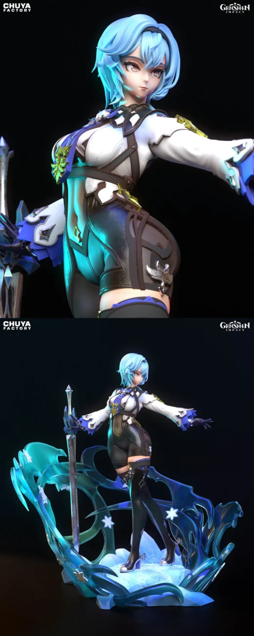 Eula STL File for 3D Printing – Genshin Impact Figure