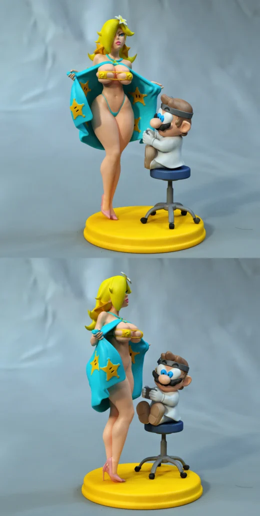 Rosaline and Doctor 3D Printable Miniature STL File