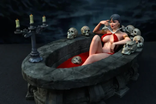 Vampirella 3D Printable Model for Resin Printing