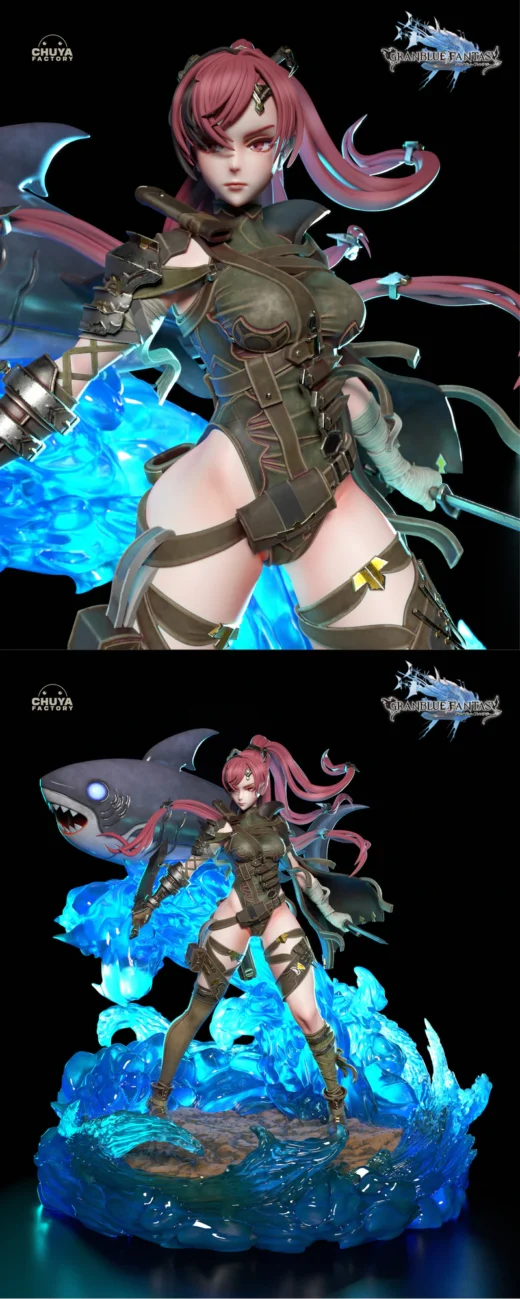 Granblue Fantasy Meg STL Figure for 3D Printing