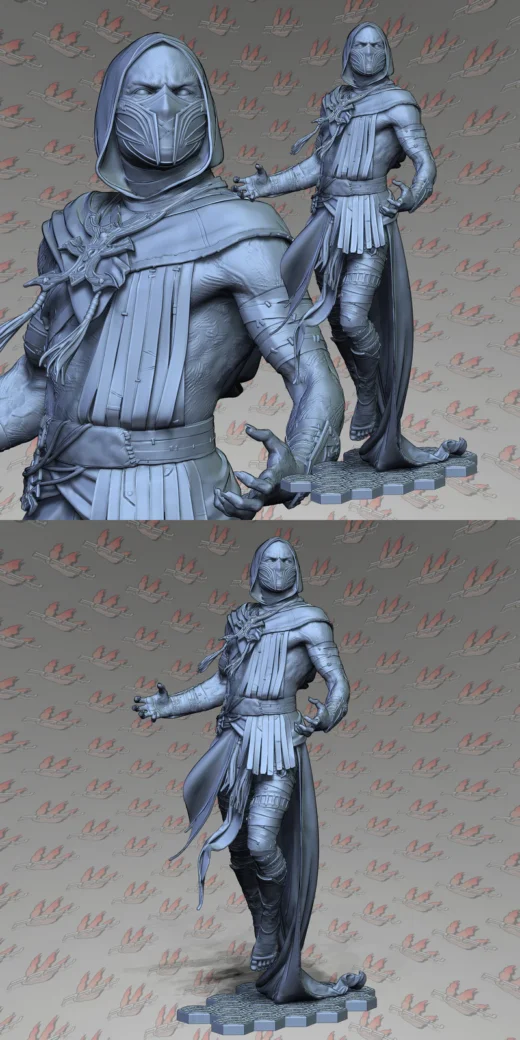 Ermac MK12 3D Printable Miniature STL File