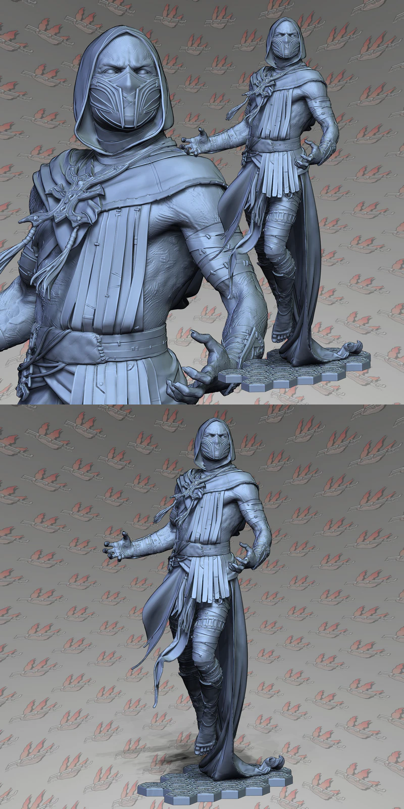 Ermac MK12 3D Printable Miniature STL File