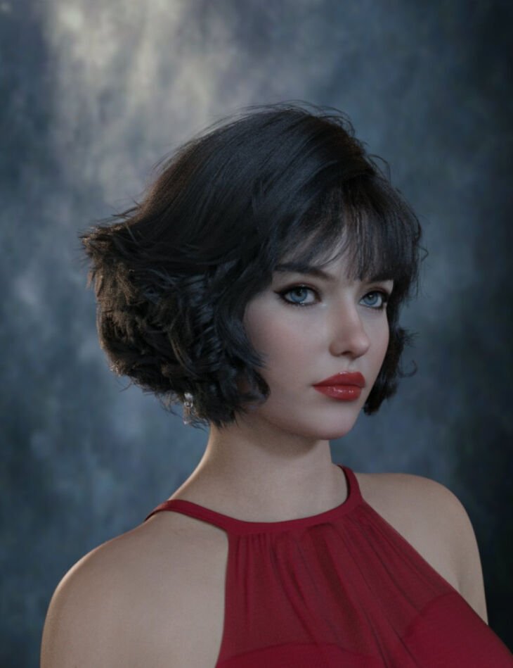 Sukki Messy Curls For Genesis 9