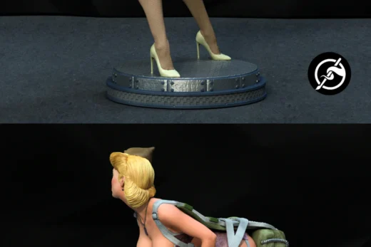 WWII Pin-Up Woman 3D Printable STL Model