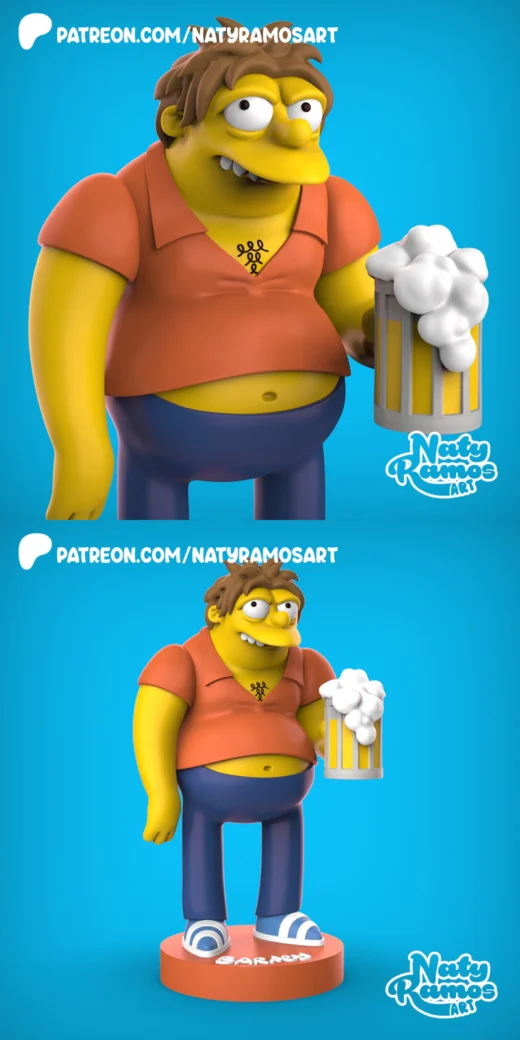 Barney Gomez 3D Printable Figure STL File