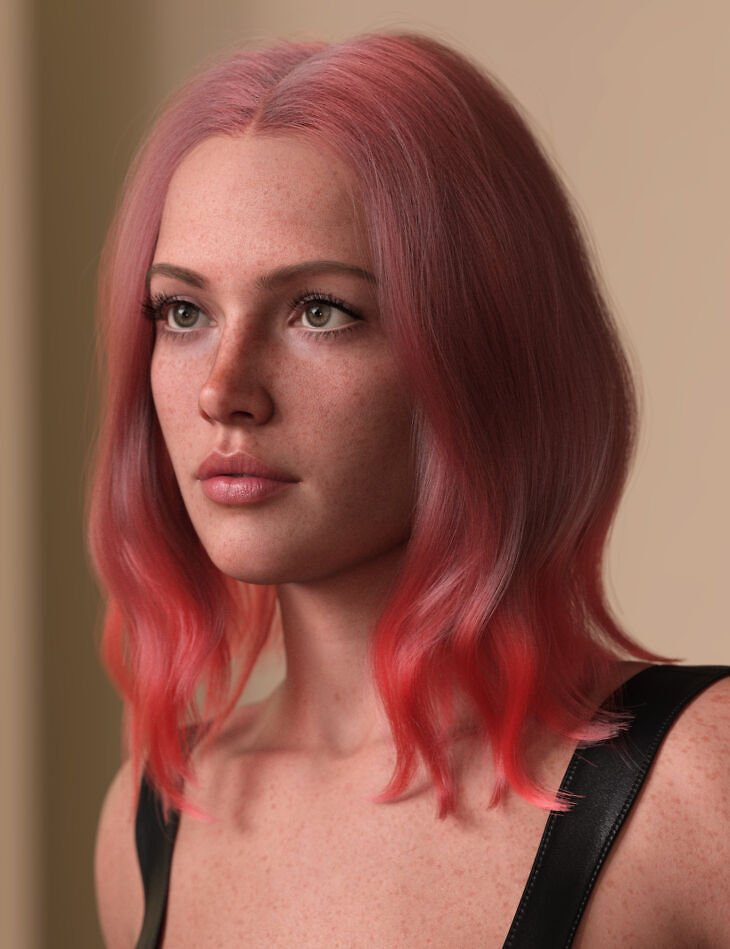 dForce Strand-Based Casual Style Long Bob Hair Color Expansion