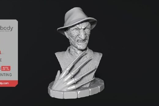 Busto Freddy Krueger – GAMBODY