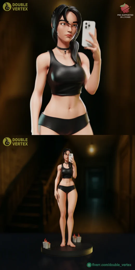 DreadOut Game Linda Meilinda 3D Printable Figure STL File