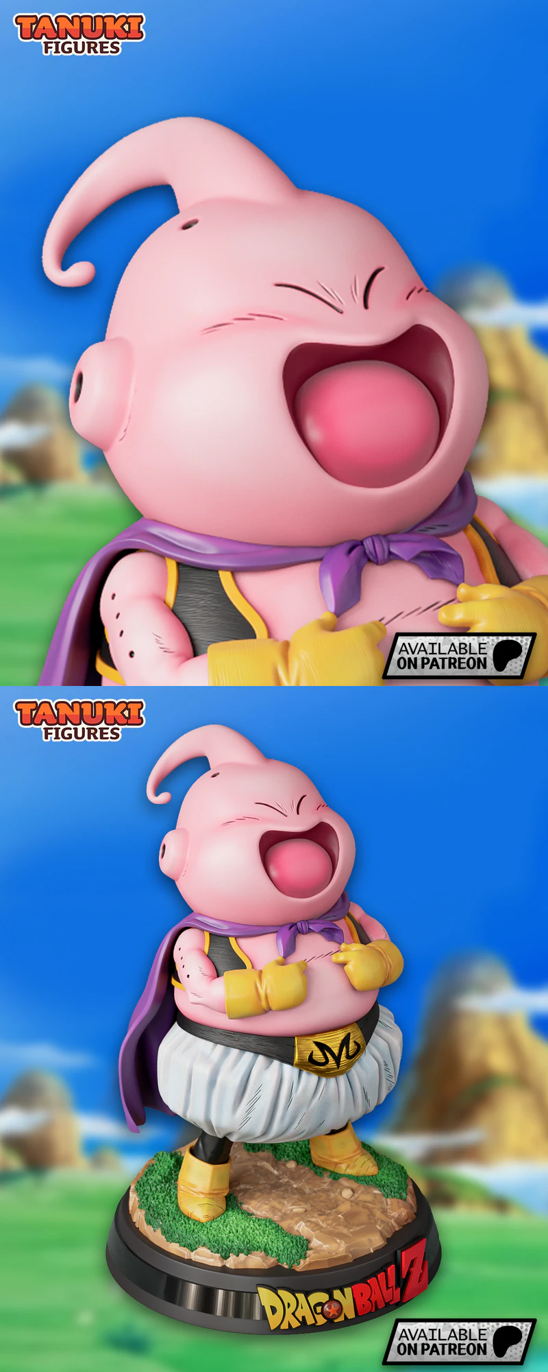 Chibi Majin Boo STL File – 3D Printable Miniature