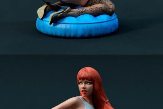 Mary Jane 3D Printable STL Figure Model