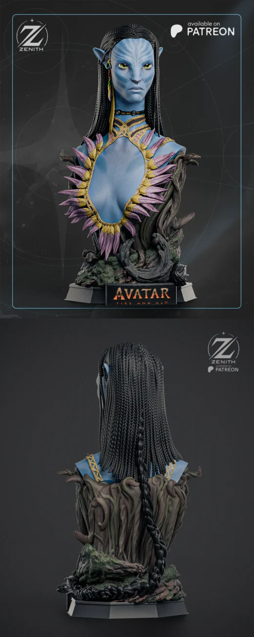 NEYTIRI AVATAR 3D Printable Bust STL File