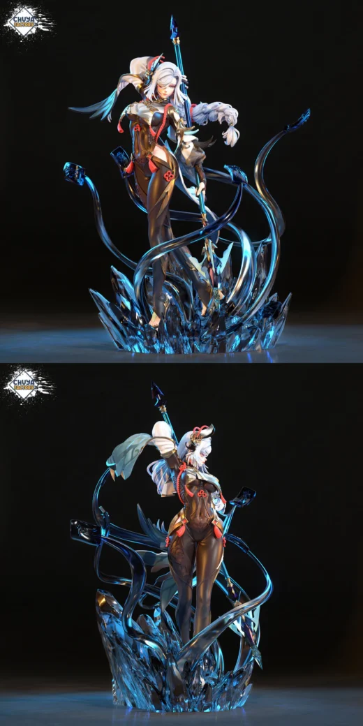 Shenhe 3D Printable Miniature STL File for Genshin Impact Fans