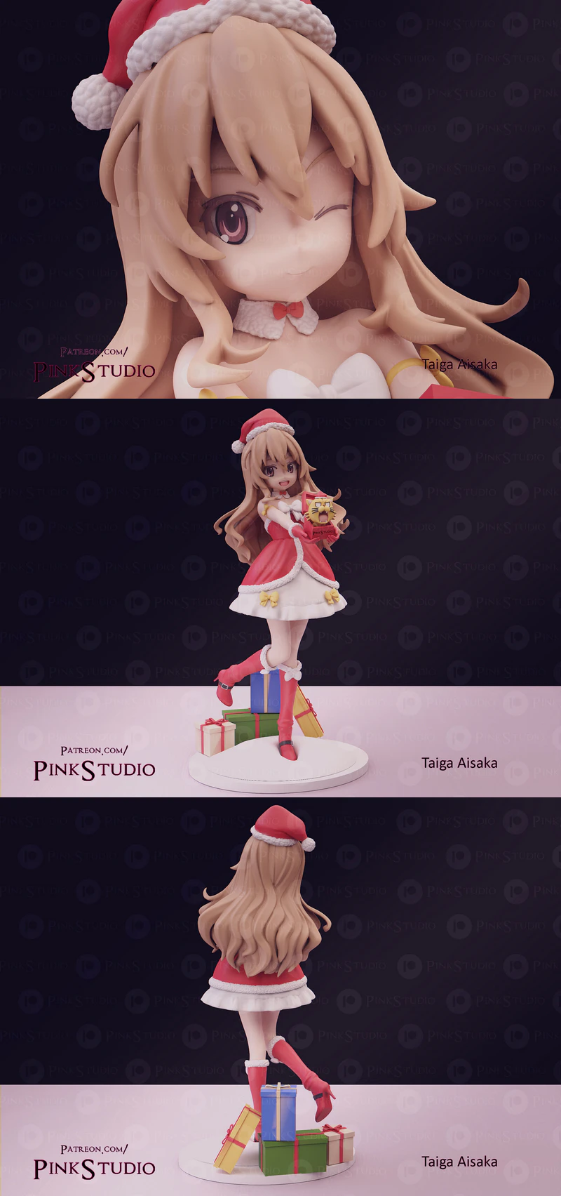 Toradora Taiga Aisaka Christmas STL 3D Printable Figure