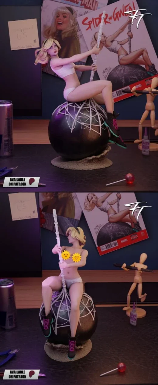 Gwen Stacy Halloween Model