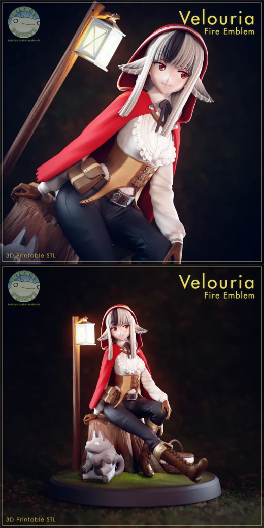 Velouria – Fire Emblem Character Miniature STL File
